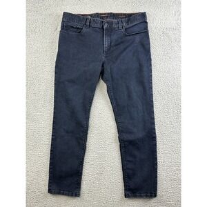 Alberto Jeans Mens Size 35x30 (29) Dark Wash Blue Luxury T400 PIPE Slim Fit